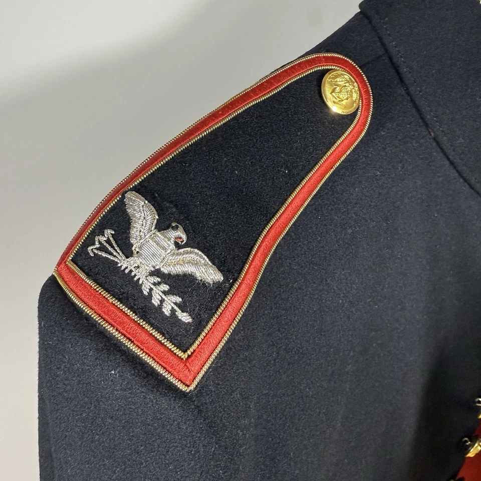 USMC Cuerpo de Marines Nombrado Coronel Oficial Vestido de Noche Uniforme Desorden Cena ¡GUAU!! Foto 3 de 4