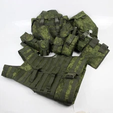 In US! Russian Tactical Vest 6sh117 Molle Bags Emr Combat Equipment Replica Vest