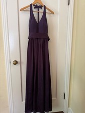 White by Vera Wang bridesmaid long evening gown, amethyst purple Size 2