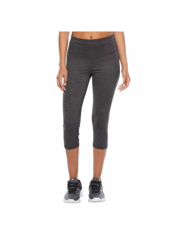 Womens SPALDING Active Capri Leggings High Waist Cotton Plus Size