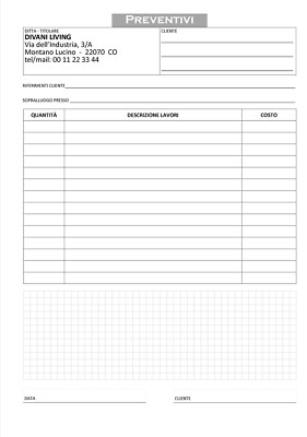 Blocco Preventivi E Ordinazioni Per Banchetti - 50 Fogli Autoricalcanti Formato A4 - Foto 10
