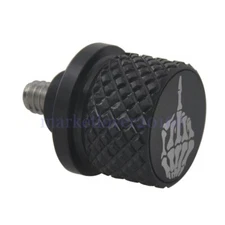 Aluminum Seat Bolt Nut Kit Black Hand Screw For Harley Davidson Touring 1996+