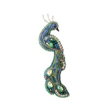 DIY Brooch making kit "The Bird of Happiness" 2.0"x4.3"