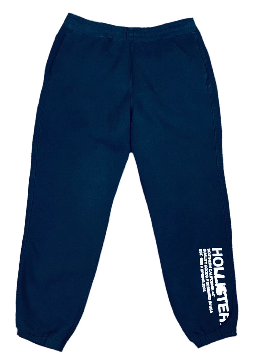 Hollister Must Have Collection Men s Navy Blue Sweatpants Size XL Joggers