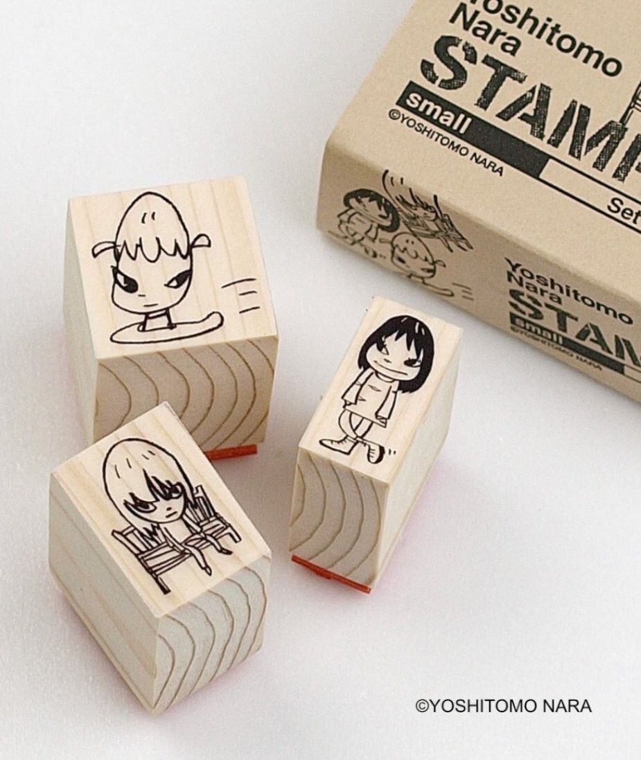 Yoshitomo Nara Stamp [Nara STAMP S size 3 piece set] | eBay