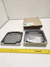 Hammond Manufacturing R111-161-000 ROLEC 166X166X60MM EMI/RFI Box Diecst Alum.