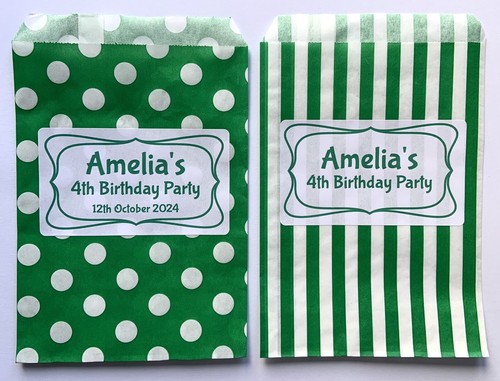 PERSONALISED SWEET BAGS Candy Cart Wedding Christening Birthday Party Mehndi Eid - Picture 6 of 31