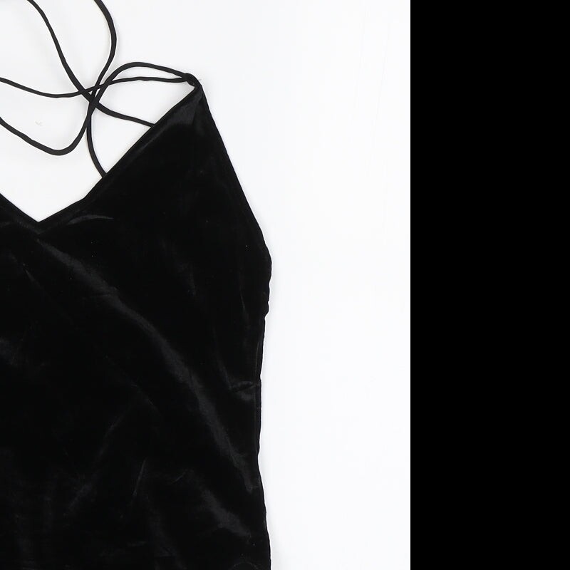 Divided Womens Black Polyester Blend Bodysuit One-Piece Size S image 7