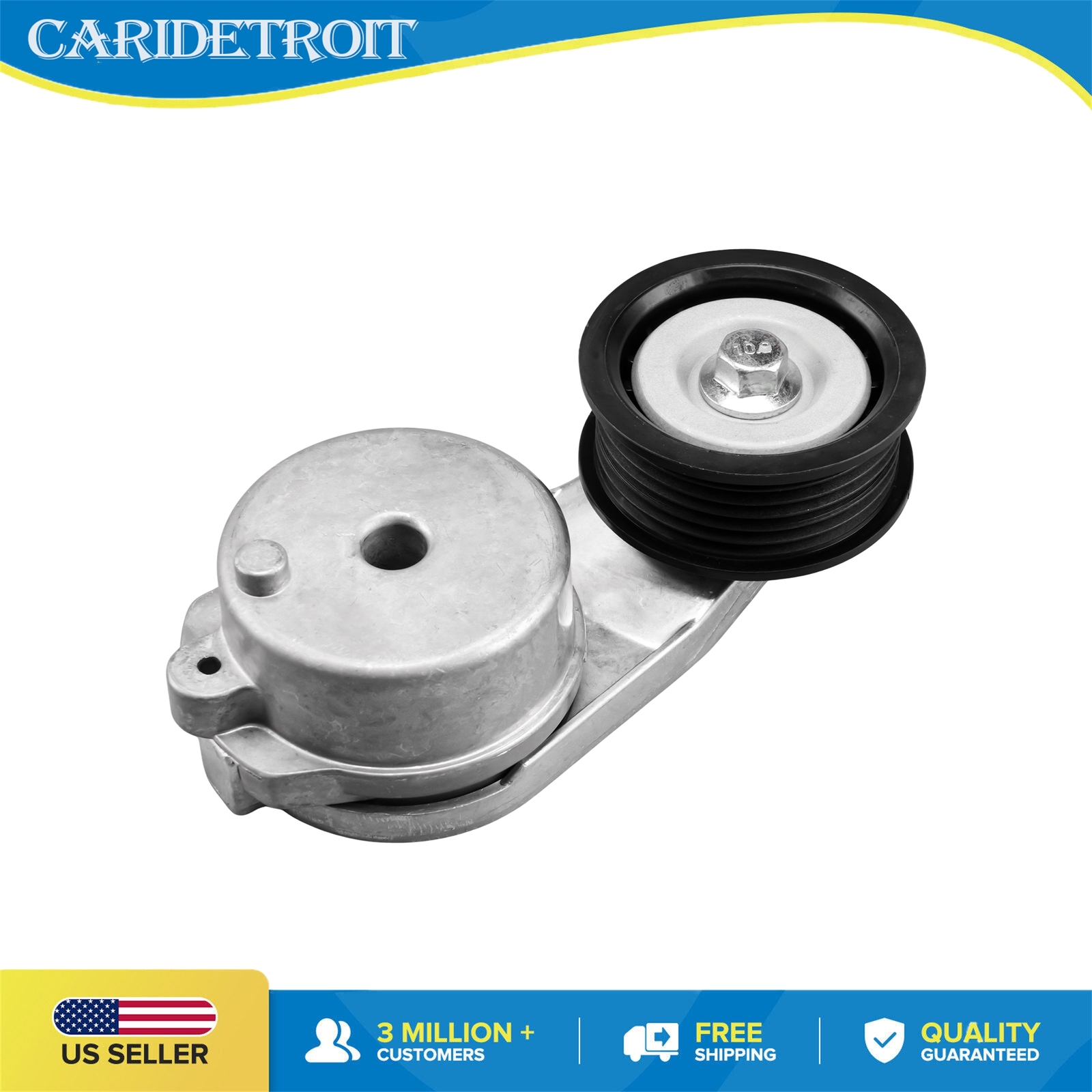 2014-2022 Jeep Cherokee 3.2L Belt Tensioner Assembly with Pulley 39342-image