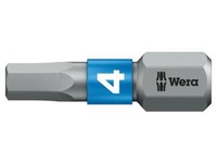 "05056684001 Bit Sechskant Hex 4Mm L. Ges: 25Mm Befestigung: 1/4\" (D6,3 Mm) Wera"