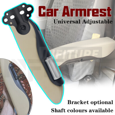 Universal Adjustable Leather Seat Armrest Arm Rest For Car Truck RV ...