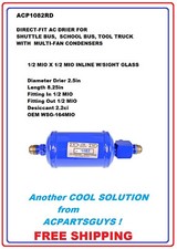 NEW AC DRYER FOR CARRIER TRANS AIR SHUTTLE BUS TOOL TRUCK W MULTI FAN CONDENSER