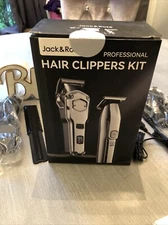 Jack & Rose Clippers and Trimmers Set, Cordless Hair Clippers for Men, Barber...