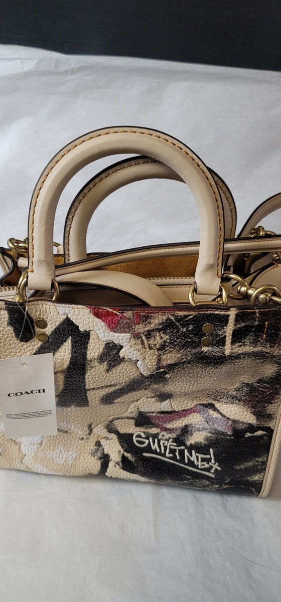 ☆新品・未使用☆ COACH シボ革 ボディバッグ アイボリー NWT COACH X MINT & SERF IVORY/MULTI GRAFFITI ROGUE 25 CD704 | eBay