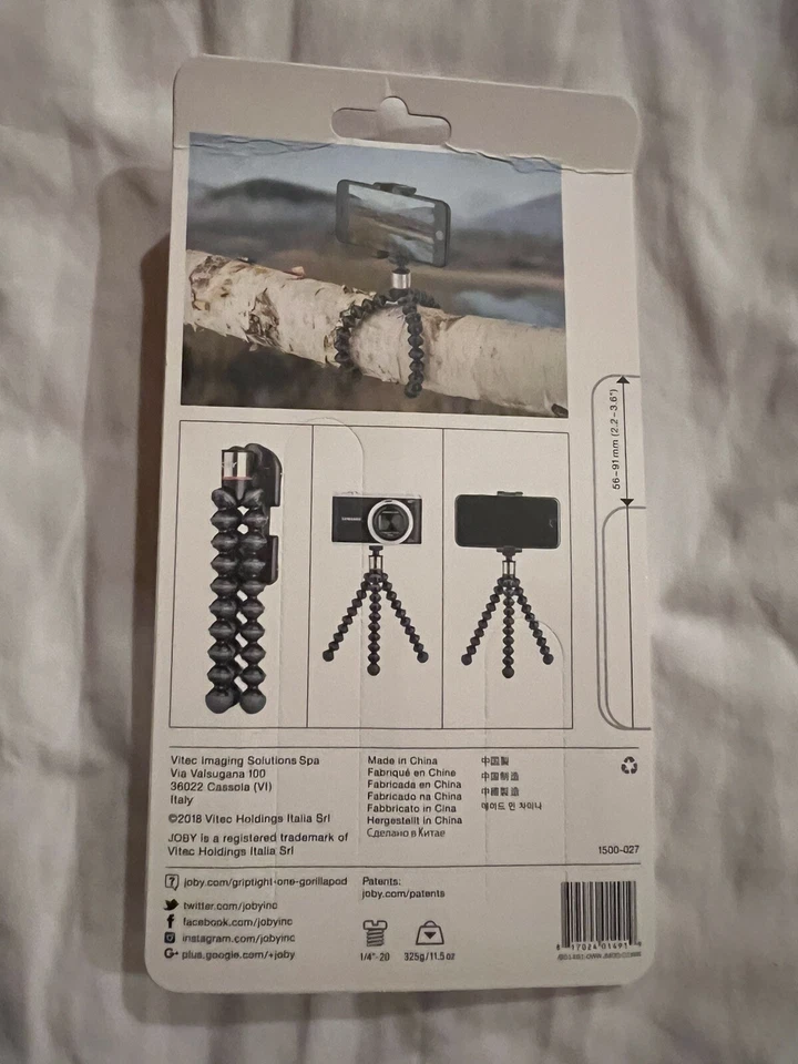 Trípode flexible Joby GripTight ONE GP Stand GorillaPod para teléfono o regular Cámara Foto 2 de 3