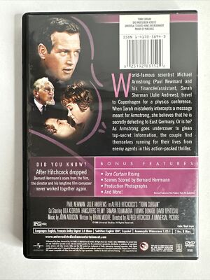 Torn Curtain- DVD- 1966- Alfred Hitchcock- Paul Newman- Julie