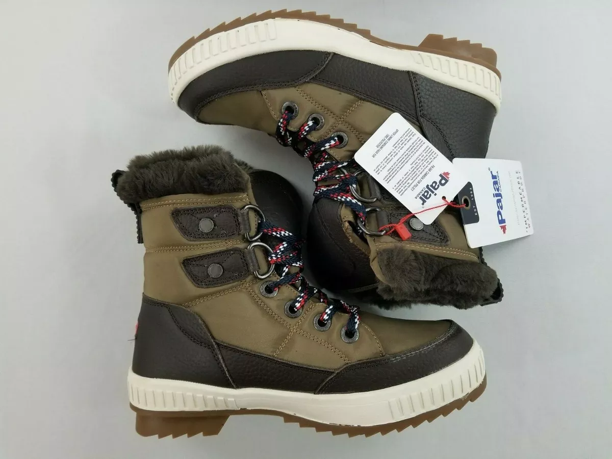 nouvelles bottes Pajar Canada femmes Kamira confort imperm ables marron taille 3