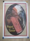 Antique Poster Smoking Paper Indian Pink (70 X 100 Cms.)