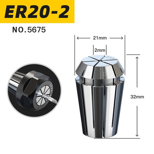 ER20 Spring Collet For CNC Milling Lathe Machine Holder Spring Collet 2mm-10mm - Picture 13 of 32