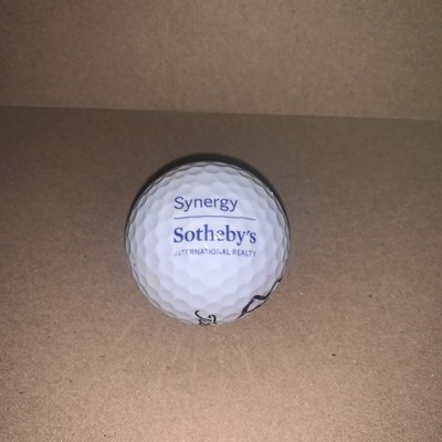 Synergy Sotheby's International Realty Logo Golf Ball (1) Titleist Used