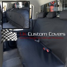 Toyota Hilux Tailored & Waterproof Rear Seat Covers (2005-2016) Black 140