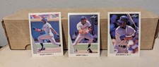 1990 Leaf Baseball Complete Set 1-528 w/ Puzzle,Sosa,Frank Thomas RC, Griffey!