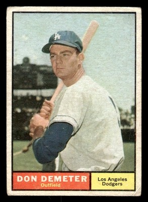 1961 Topps #23 Don Demeter VG