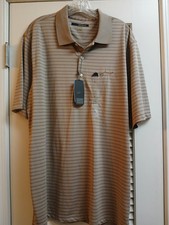 Greg Norman Polo Shirt Mens Large Golf Performance Stretch PlayDry NWT 65
