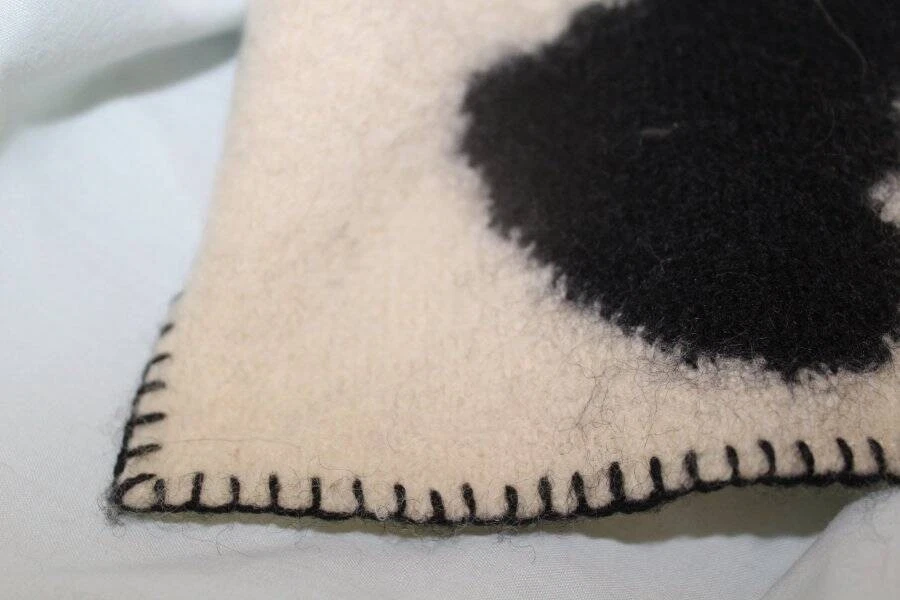 Chaleco de Lana Estampado Vaca SUSAN BRISTOL De Colección Excelente Estado Talla Mediana Foto 3 de 4