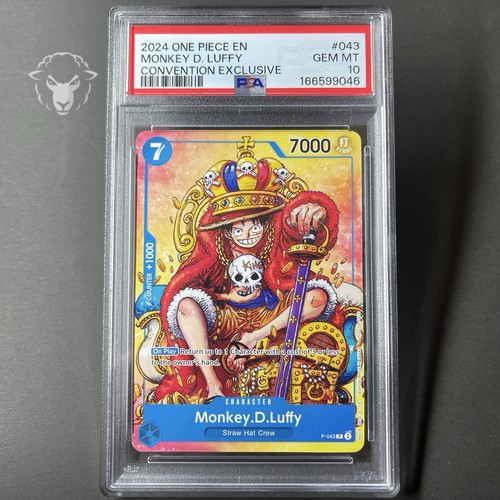Monkey.D.Luffy (Convention Promo 2024) graded PSA 10 for sale on eBay