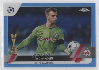 2022-23 Chrome UEFA Club Competitions Blue Refractor Philipp Kohn Rookie RC n0c