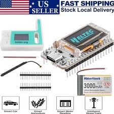 ESP32 WiFi LoRa OLED V3 Board Type-C SX1262 915 LoRa Antenna Heltec Case Battery