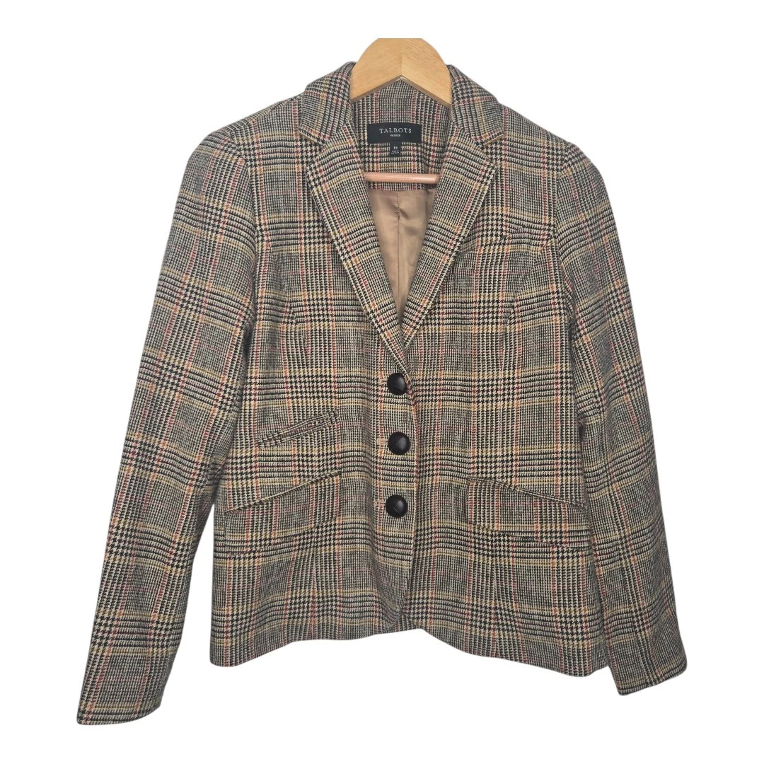 Blazer Talbots à Motifs Fleurs - Taille 8P (Petites) - Neuf Sans étiquette