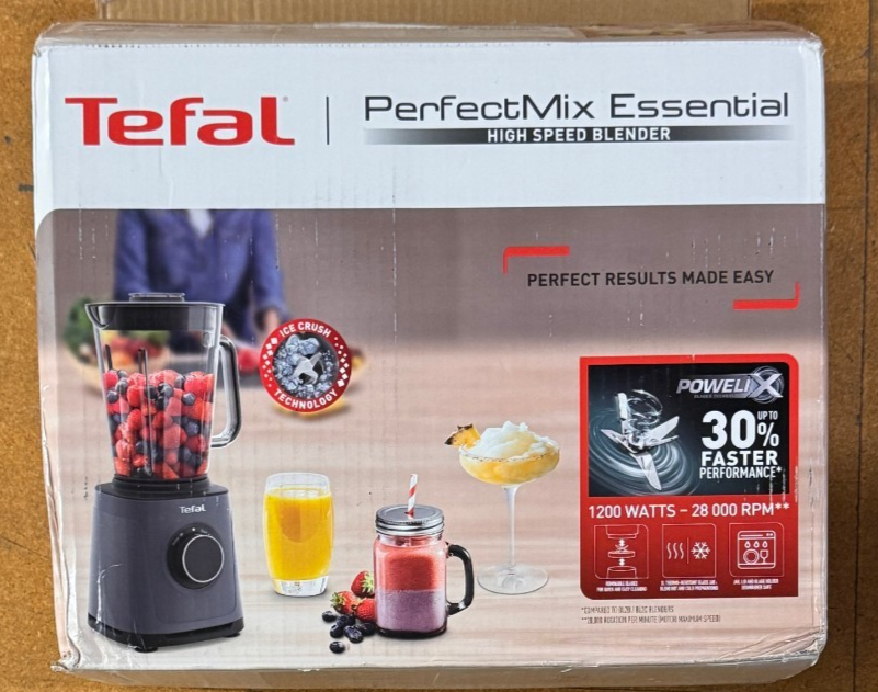 Tefal PERFECTMIX 1200W HIGH SPEED BLENDER SMOOTHIE MAKER -  2 LITRE GLASS JUG