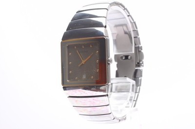 [Near MINT-] RADO Diastar Jubilee 152.0332.3 Silber Keramik Quarz Herrenuhr