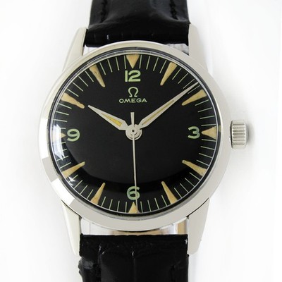 Vintage Omega Winding 34mm Men Steel Watch Ref 131001