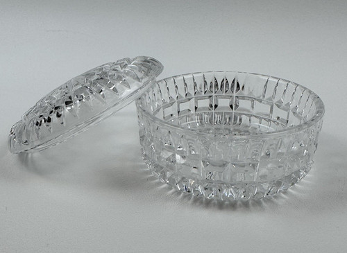 The European Collection From Action Industries 24% Lead Crystal Dish With Lid