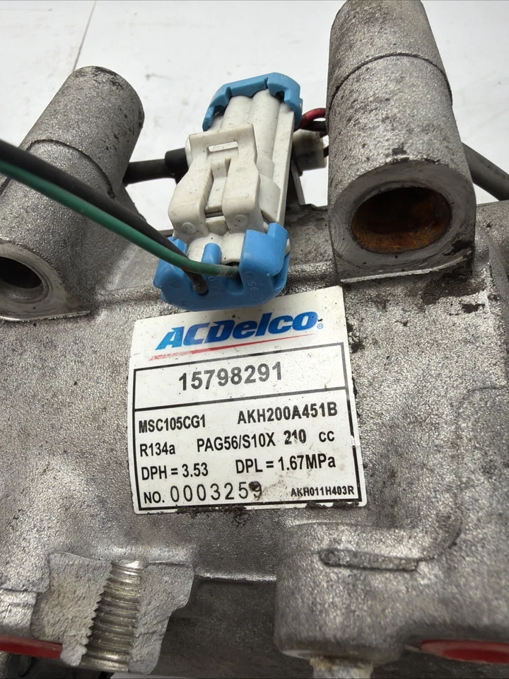 AC Compressor MSC105CG1 fits Buick Terraza / Chevrolet Uplander / Pontiac ... QR - Image 2 of 4