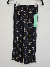New Orleans Saints NFL Team Apparel YOUTH Pajamas Lounge Pants Small 8 KIDS NWT
