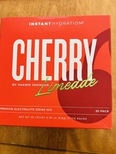 NEW Instant Hydration Electrolyte Drink Mix Cherry Limeade 30 Ct Stick Packs