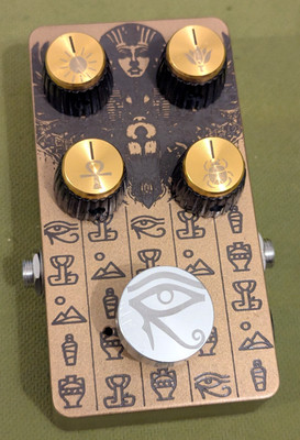 Sonderanfertigung/Gravur Demo Tape Fuzz Clone Effektpedal für Gitarre Ägypten Thema