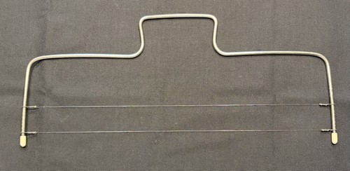 Adjustable Metal Cake Leveller Dual Wire Slicer Silver Wire Frame