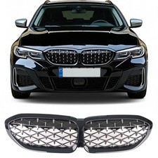 KÜHLERGRILL DIAMANT OPTIK NIEREN PASSEND FÜR BMW 3er G20 G21 CHROM SPORTGRILL
