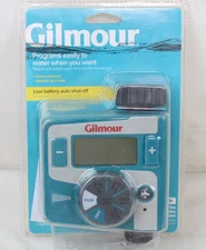 Gilmour Single Hose Outlet Programmable Electronic Water Timer Irrigation NEW ZZ