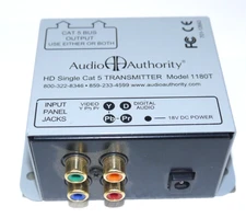 AUDIO AUTHORITY HD Cat 5 Video & Digital Audio Transmitter 1180T, ONE UNIT ONLY