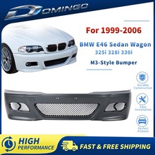 M3-Front Bumper Cover For 1999-2006 BMW E46 Sedan Wagon 325i 328i 330i M3-Style