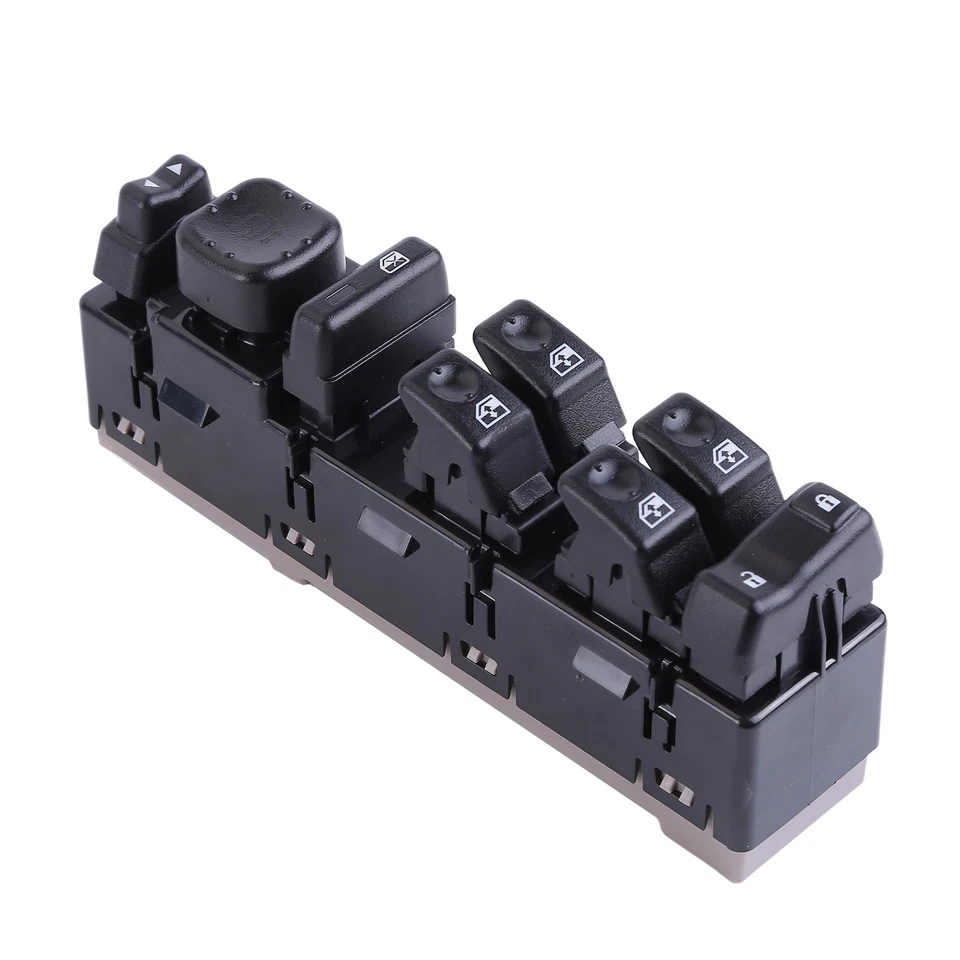 Interruptor de ventana eléctrica conductor delantero lado izquierdo negro para GM Chevy Silverado 15883320 Foto 4 de 4