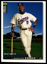 1995 Collector's Choice #TC3 Marquis Grissom Update Trade Card Redemptions