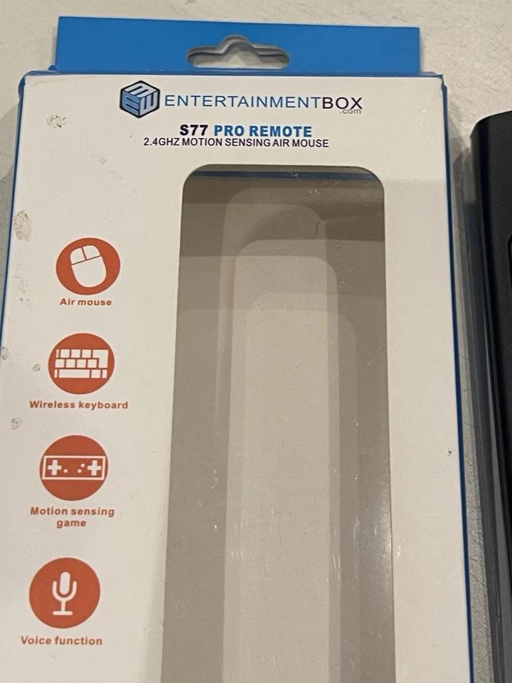 Entertainment Box S77 pro remote  2.4GHz Wireless Mini Keyboard Android Smart TV - Image 4 of 4