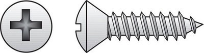 Hillman 823620 Stainless Steel Phillips Oval Head Sheet Metal Screw #6 x 5/8 in.
